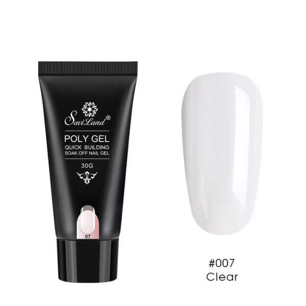 Quick Extension Gel Crystal Gel Nail Set - Image 4