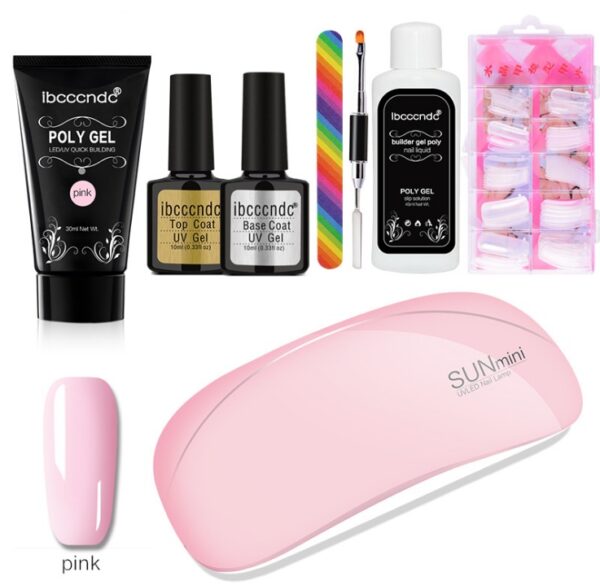 Painless And Rapid Extension Of Crystal Glue100-piece Boxed With Scaled Nail Crystal - Image 9