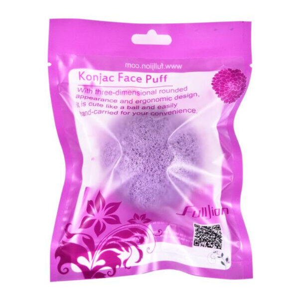 Natural Round Shap Konjac Sponge Face Cleaning Sponge - Image 3