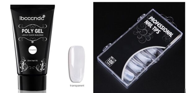 Painless And Rapid Extension Of Crystal Glue100-piece Boxed With Scaled Nail Crystal - Image 2