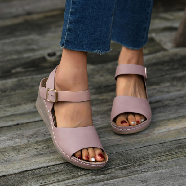 Sandalswomen's Beach Toe Wedge Sandals - Image 2