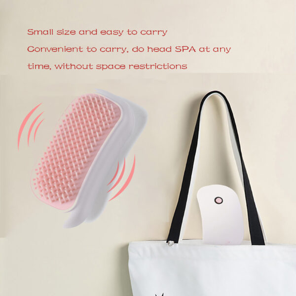 Electric Scalp Massager Scalp Massage Machine Head Massager Scraper Head Scratcher Mini Hair Massage Vibrator Scalp Scrub Brush - Image 9