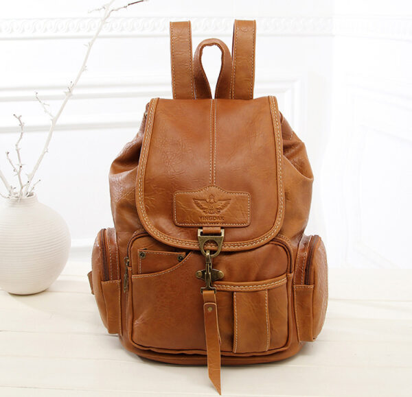 Retro shoulder bag female 2021 new female bag fashion trend hook women's backpack student bag - Image 4