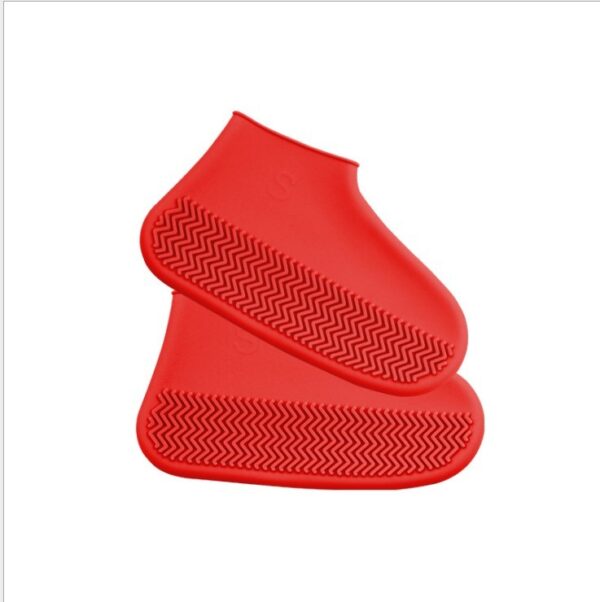 Men and women hiking slip wearable easy to carry silicone rain boots - Image 5