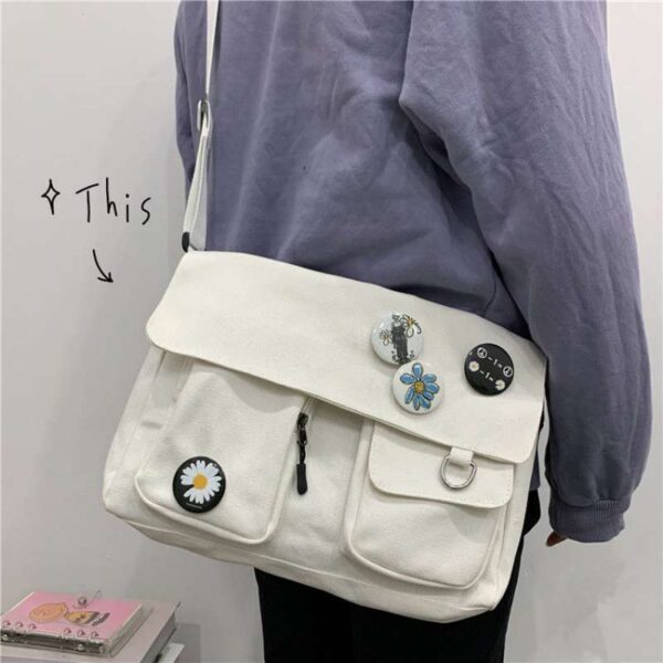 Small Daisy One Shoulder Large Capacity Bag - Image 2