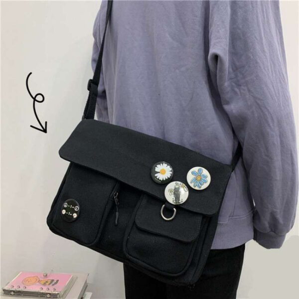Small Daisy One Shoulder Large Capacity Bag - Image 3