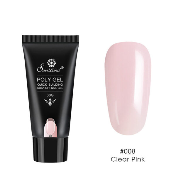 Quick Extension Gel Crystal Gel Nail Set - Image 5