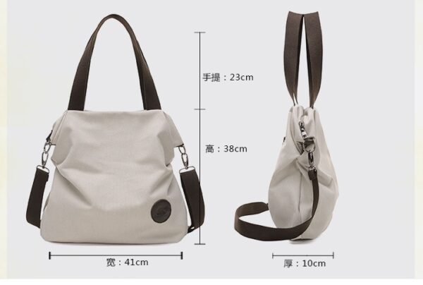 Korean Casual Simple Art Canvas Bag - Image 2