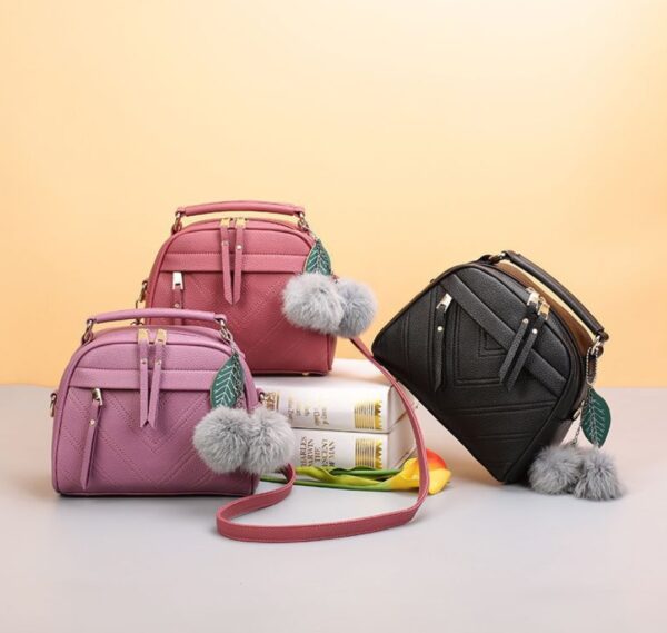 Hair ball, shoulder bag, shoulder bag - Image 3
