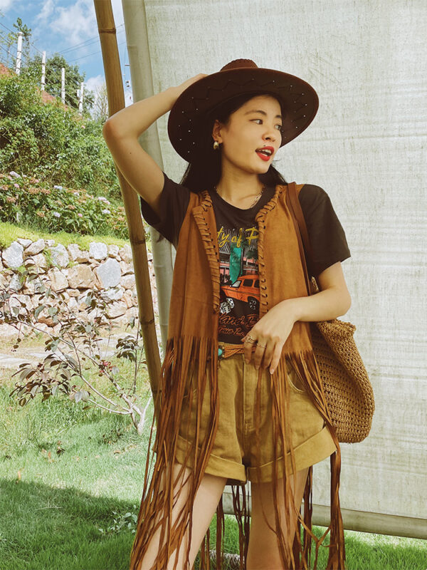 Retro American Printed Short Sleeve Women's Summer - Image 6