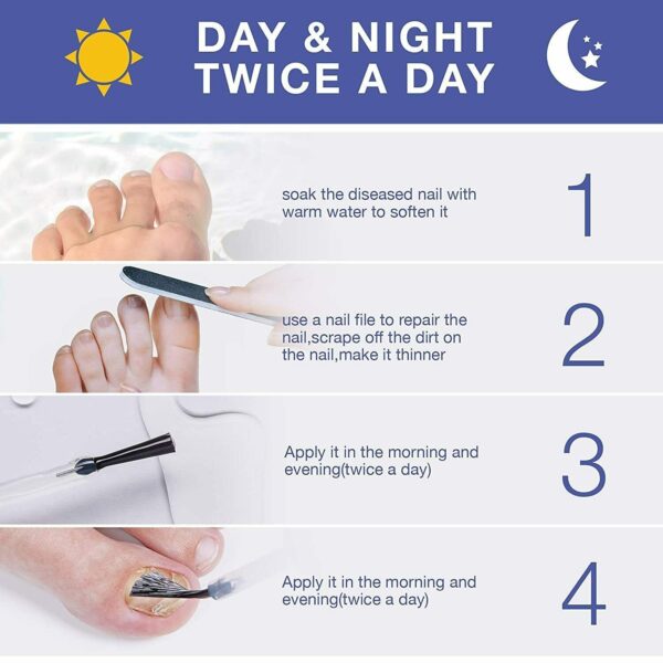 Anti Fungal Nail Treatment Nail Finger Toe Fungus Onychomycosis Remover - Image 4
