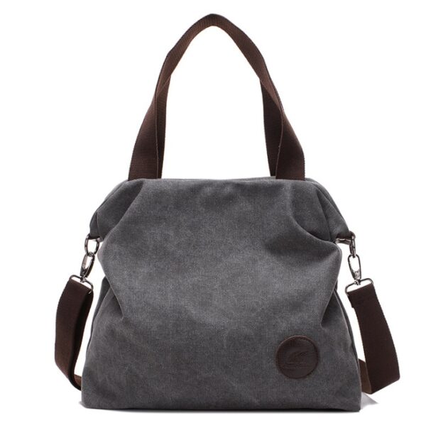 Korean Casual Simple Art Canvas Bag - Image 10