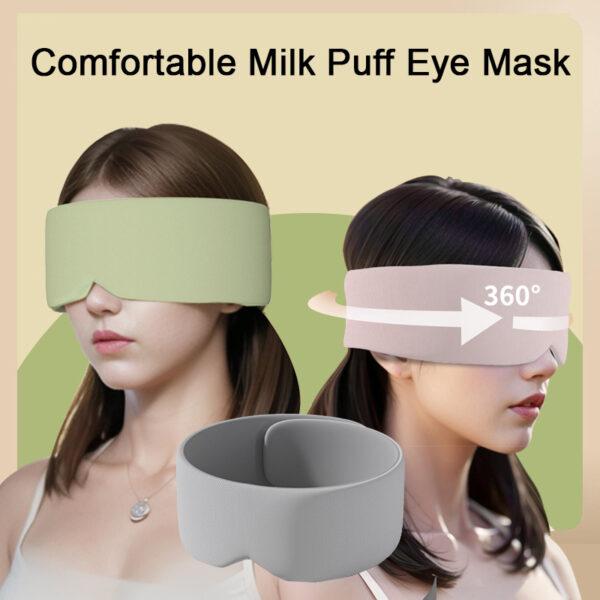 Silk Cotton Padded Sleeping Masks For Women Soft And Comfortable