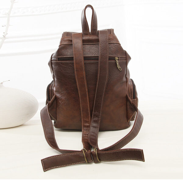 Retro shoulder bag female 2021 new female bag fashion trend hook women's backpack student bag - Image 3