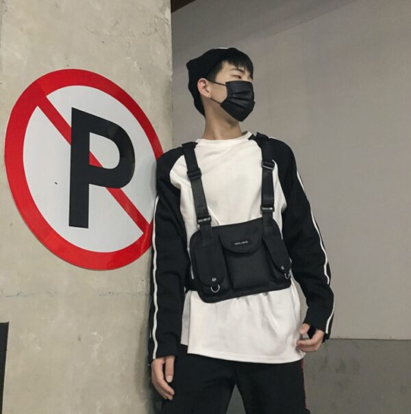 Casual sports backpack, wild color, color, men and women, student bag, trend - Image 2
