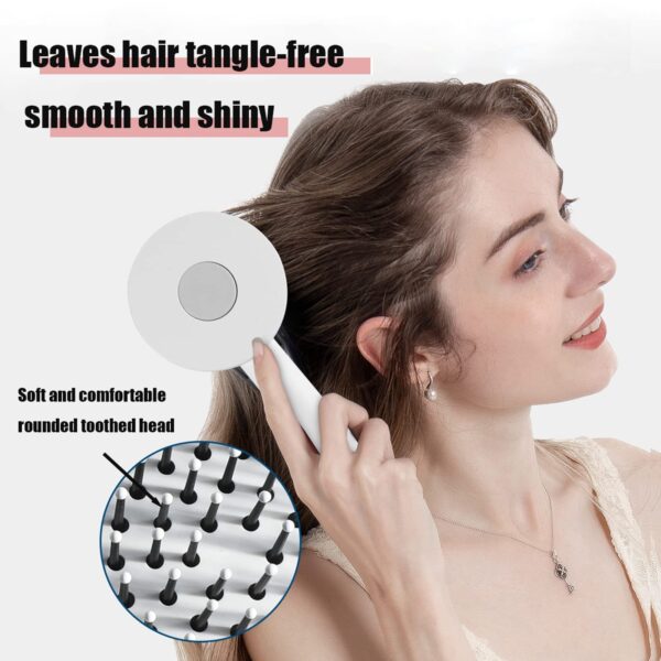 One-key Self-cleaning Hair Brush For Women Curly Hair Brush  Anti-Static Airbag Massage Comb  Airbag Massage Scalp Comb Professional Detangling One-key Self-cleaning - Image 5
