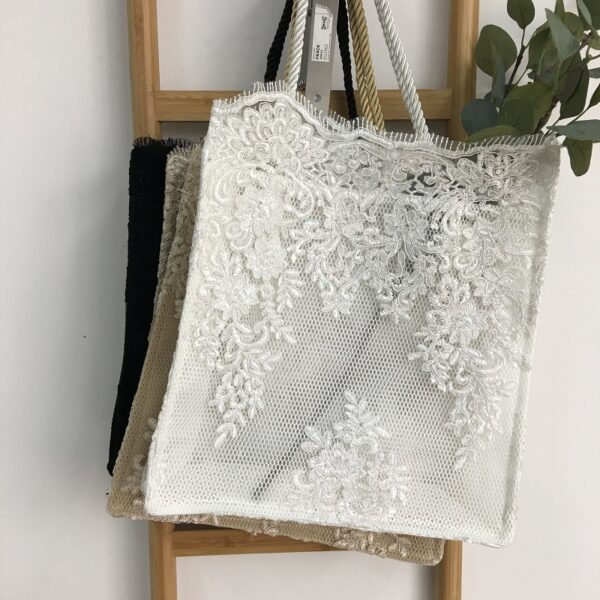 Lace hand shopping bag - Image 6