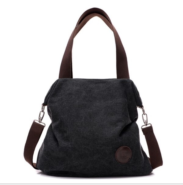 Korean Casual Simple Art Canvas Bag - Image 7