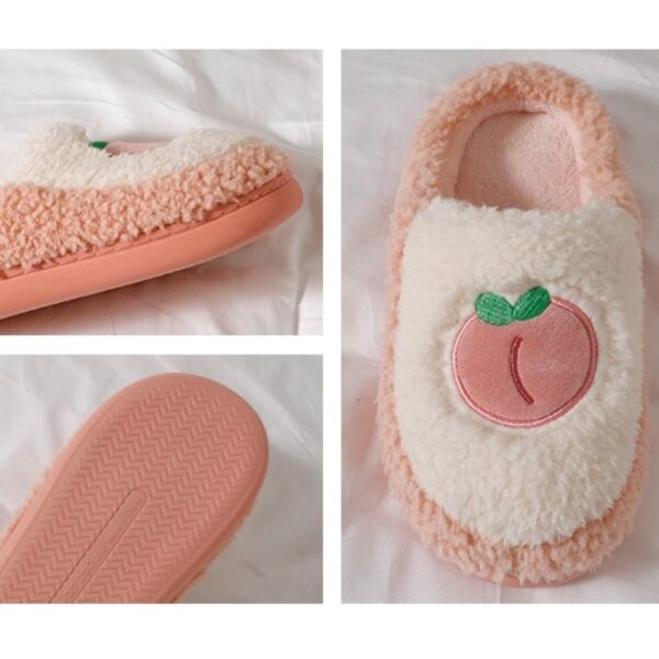 Postpartum Women's Home Plush Plush Warm Confinement Shoes - Image 6