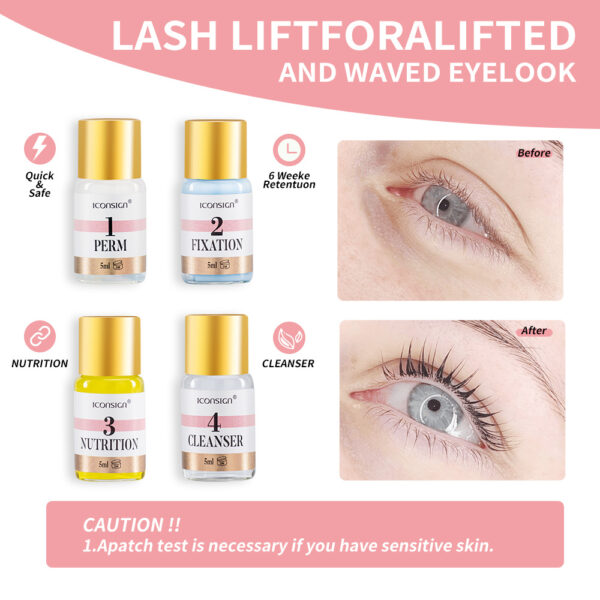 ICONSIGN Lash Lift EyeLash Eyebrow Dye Tint Kit - Image 3