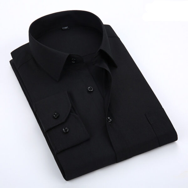 Spring Wear Middle-aged And Elderly Men's Shirt Dad Wear Loose Factory Delivery Middle-aged Men's Clothing Striped Long Sleeve Shirt - Image 6