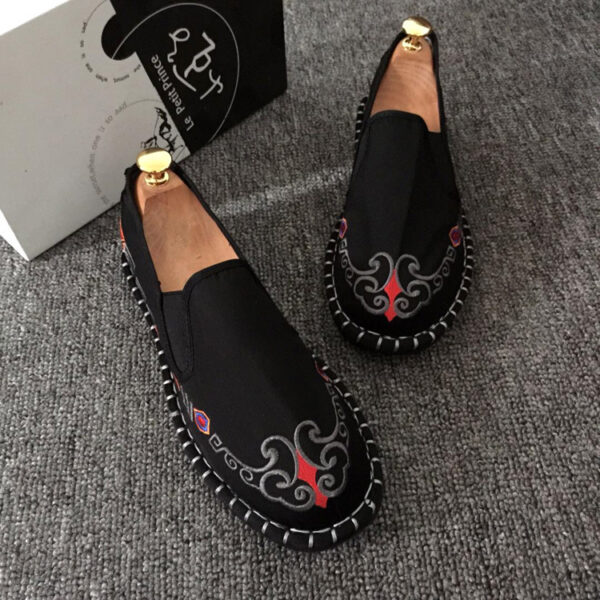Ethnic Embroidery Non-slip Men's Breathable Cloth Shoes - Image 4