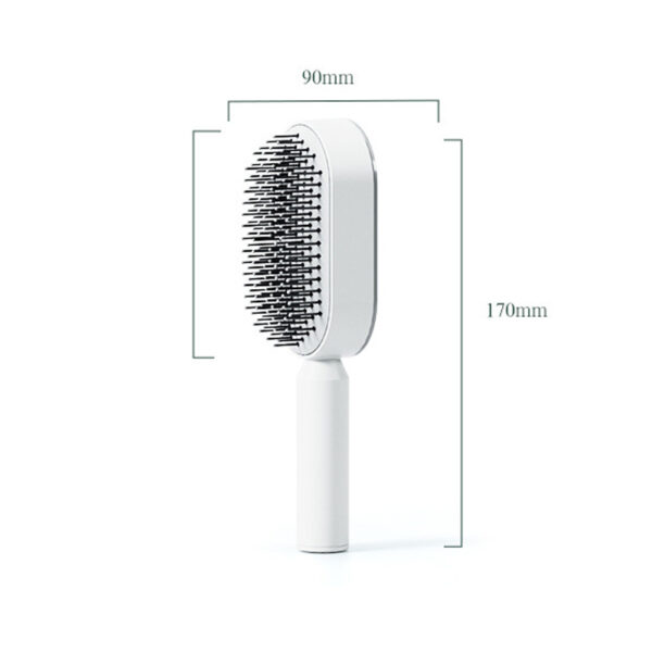 Women Fashion 3D Hair Growth Comb Hairbrush Self-Cleaning Hair Brush  Self Cleaning Hair Brush For Women Massage Scalp Promote Blood Circulation Anti Hair Loss - Image 7