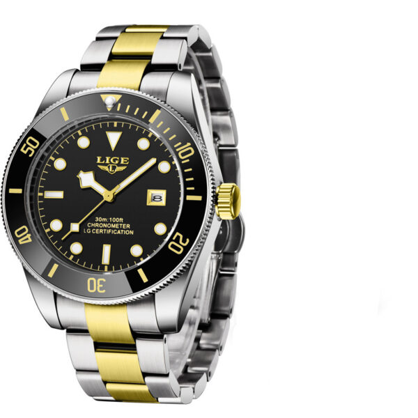 Stainless Steel Quartz Watch Band For Men - Image 3