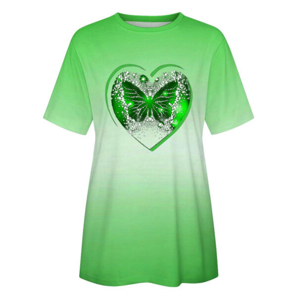 Women's Patchwork Printed Clover Top - Image 10