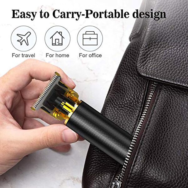 Men Hair Clippers, Professional Outliner Hair Trimmer Cordless, Mens Beard Trimmer, Wireless Hair Cutting Kit for Barbers, USB Rechargeable, Black and Gold Amazon Platform Banned - Image 2