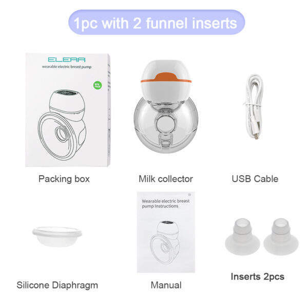 Wearable Electric Breast Pump For Postpartum  Pumping Without Hand - Image 3