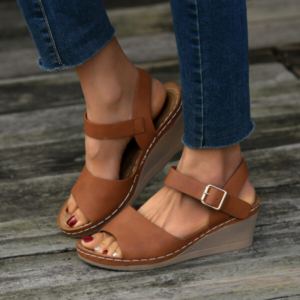 Sandalswomen's Beach Toe Wedge Sandals - Image 5