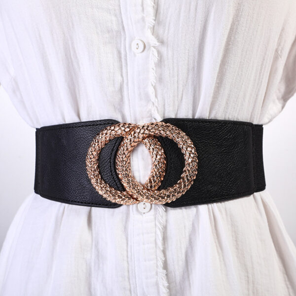 Women's Fashion Casual Stretch Wide Belt - Image 4