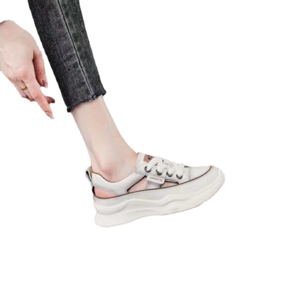 Women's Fashion Casual Platform Hollow Out Tied Sandals - Image 6