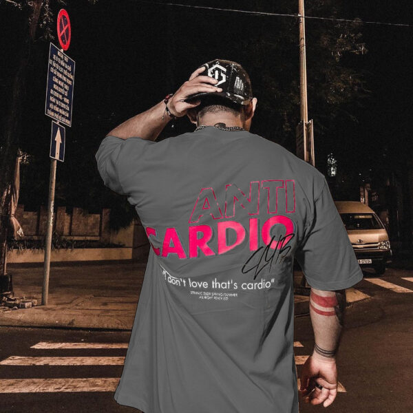 Printed Fitness T Shirt Male Muscle Type - Image 4