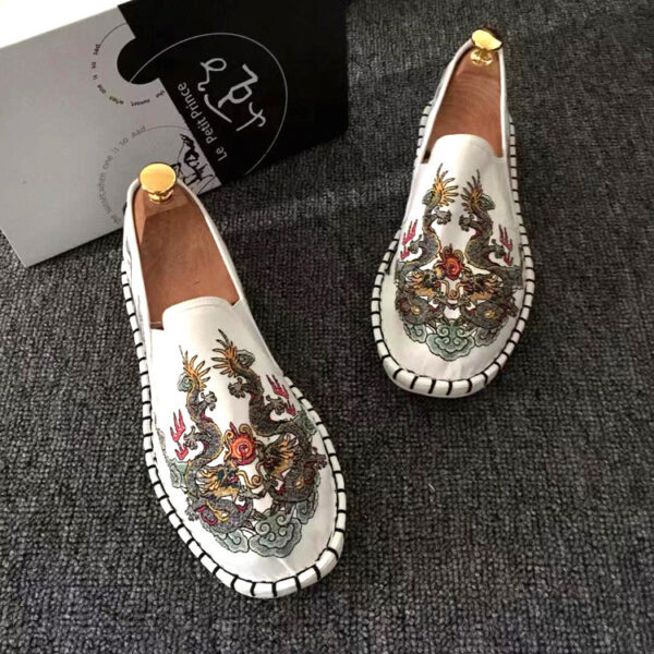 Ethnic Embroidery Non-slip Men's Breathable Cloth Shoes - Image 5