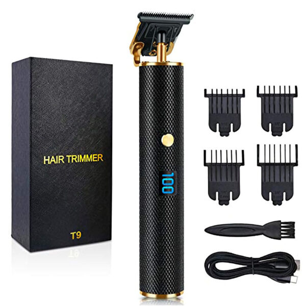 Men Hair Clippers, Professional Outliner Hair Trimmer Cordless, Mens Beard Trimmer, Wireless Hair Cutting Kit for Barbers, USB Rechargeable, Black and Gold Amazon Platform Banned - Image 8