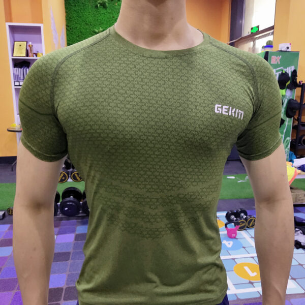 Men's Elastic Leisure Running Equipment Exercise T-shirt - Image 6