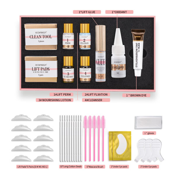 ICONSIGN Lash Lift EyeLash Eyebrow Dye Tint Kit - Image 5