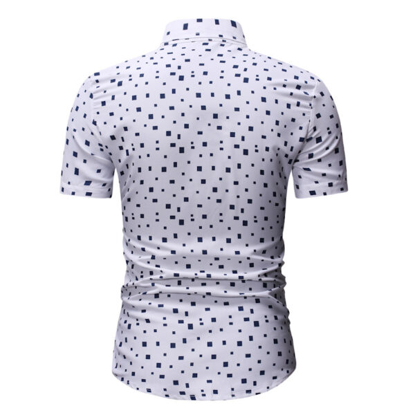 Men's Casual Short Sleeve Printed Shirt - Image 6