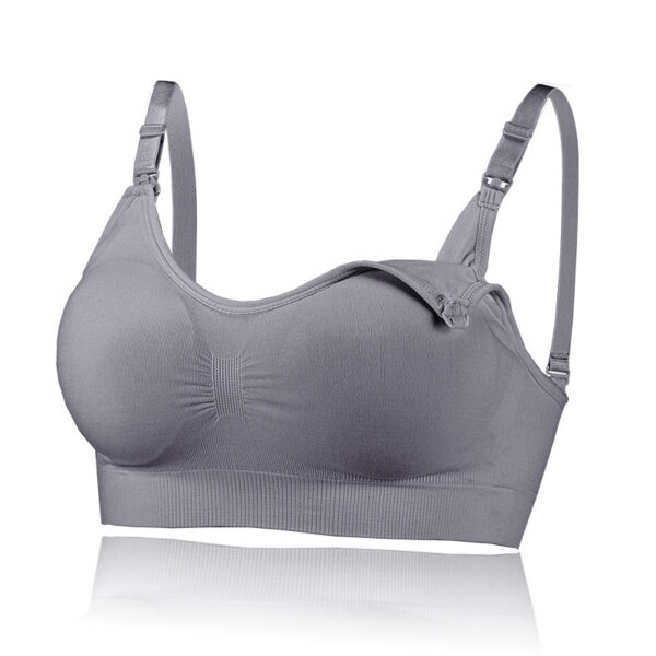 Seamless Nursing Bra Maternity Underwear Postpartum Breast Milk - Image 7
