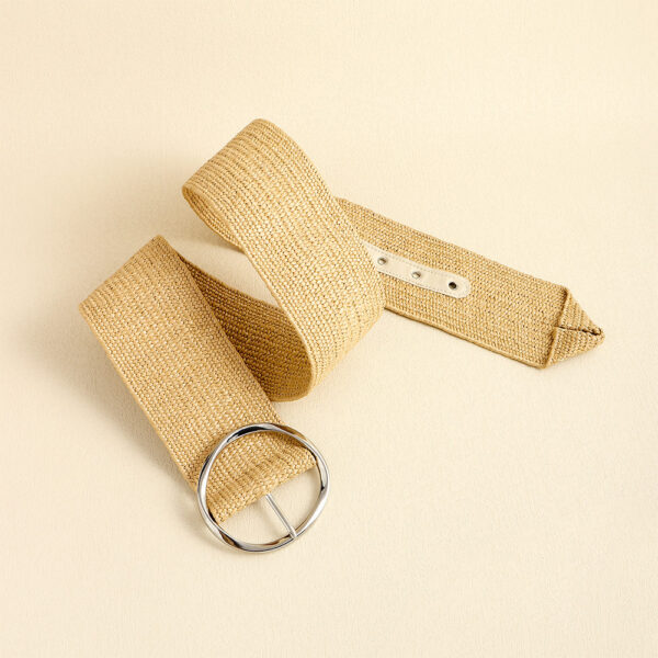 Summer Fashion Pp Grass Woven Belt Beach Holiday Wide Waist Cover - Image 6