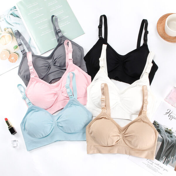 Seamless Nursing Bra Maternity Underwear Postpartum Breast Milk