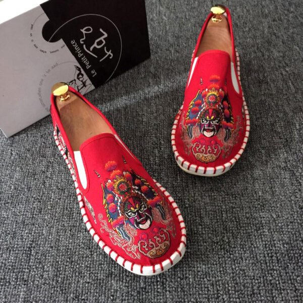 Ethnic Embroidery Non-slip Men's Breathable Cloth Shoes - Image 3