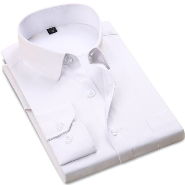 Spring Wear Middle-aged And Elderly Men's Shirt Dad Wear Loose Factory Delivery Middle-aged Men's Clothing Striped Long Sleeve Shirt - Image 5