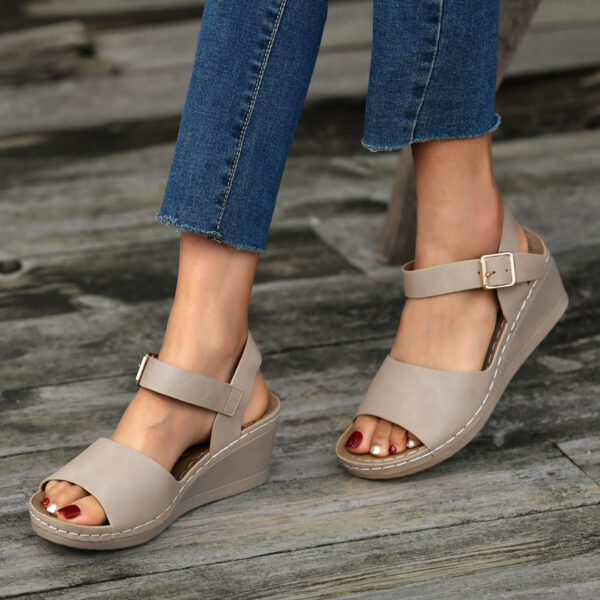 Sandalswomen's Beach Toe Wedge Sandals - Image 3