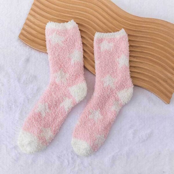 Plush Thickened Postpartum Towel Socks - Image 4