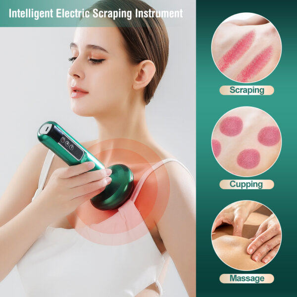 Electric Vacuum Cupping Massager For Body Anti-Cellulite Suction Cup Gua Sha Massage Body Cups Guasha Fat Burning Slimming Jars - Image 3