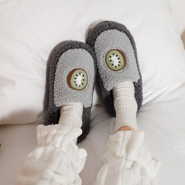 Postpartum Women's Home Plush Plush Warm Confinement Shoes - Image 7