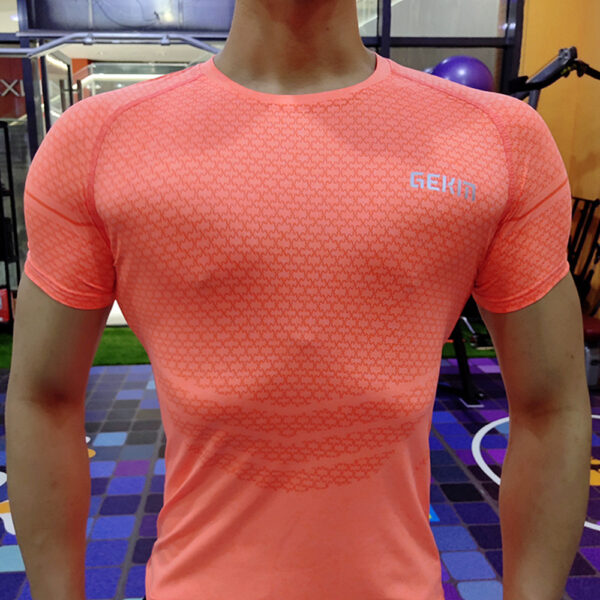 Men's Elastic Leisure Running Equipment Exercise T-shirt - Image 8